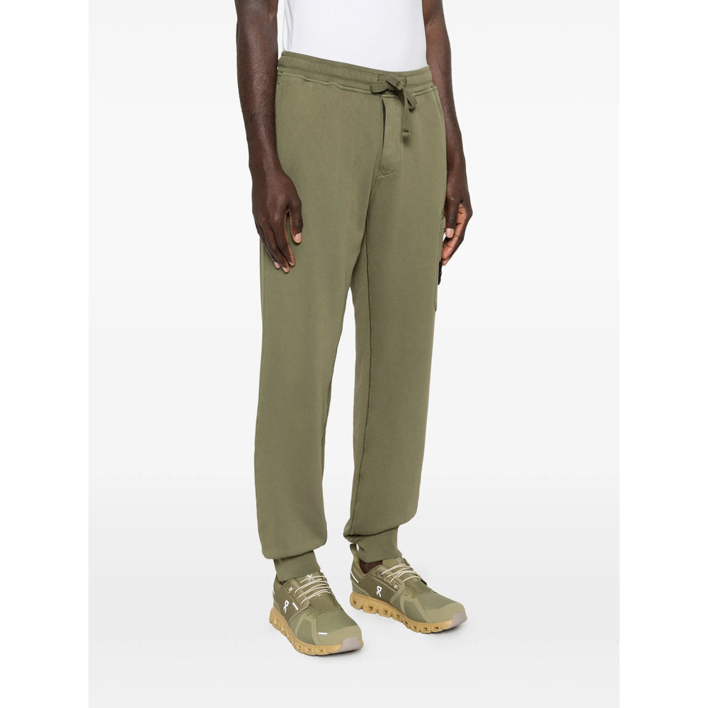 Stone Island Green Trousers - Track Pants Men STONE ISLAND