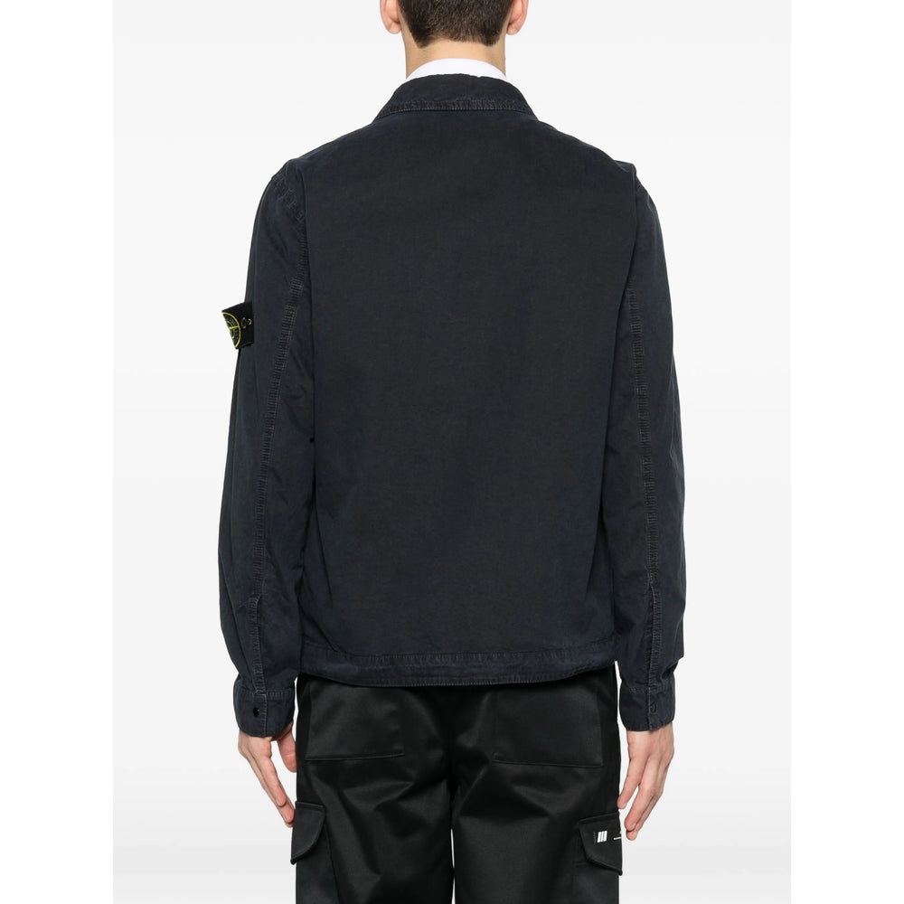 Stone Island Blue Jackets - Shirt Jackets Men STONE ISLAND