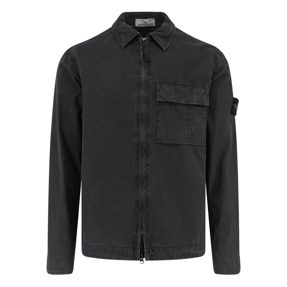 Stone Island Grey Shirts - Shirt Jackets Men STONE ISLAND