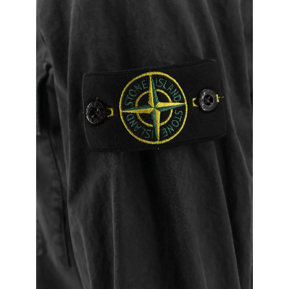 Stone Island Grey Shirts - Shirt Jackets Men STONE ISLAND