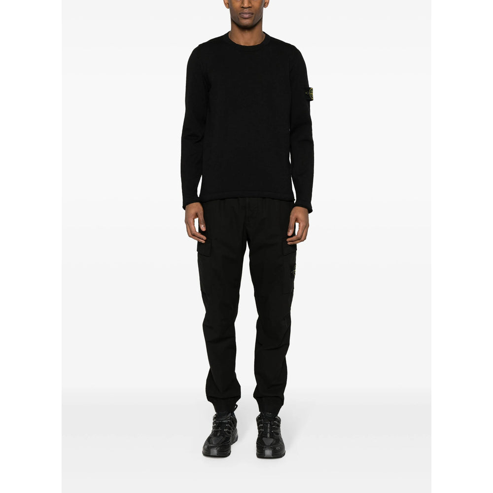 Stone Island Black Sweaters & Knitwear - Jumpers Men STONE ISLAND