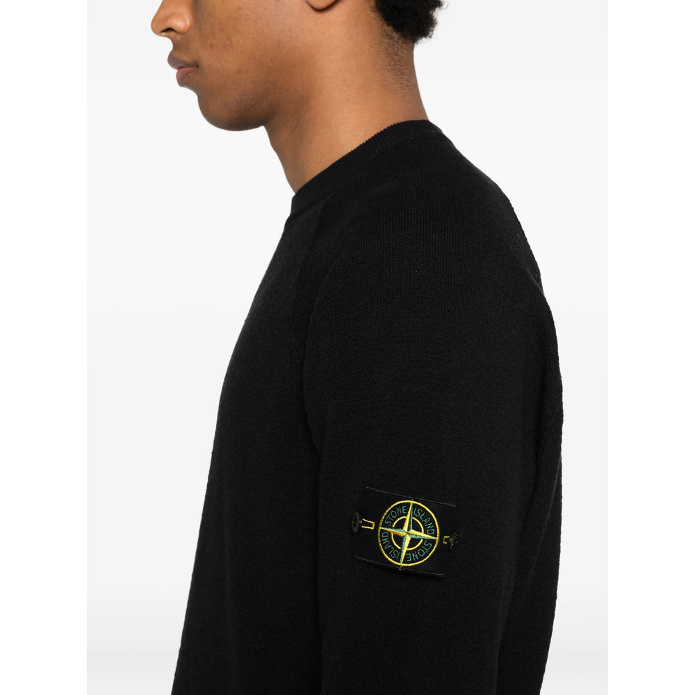 Stone Island Black Sweaters & Knitwear - Jumpers Men STONE ISLAND