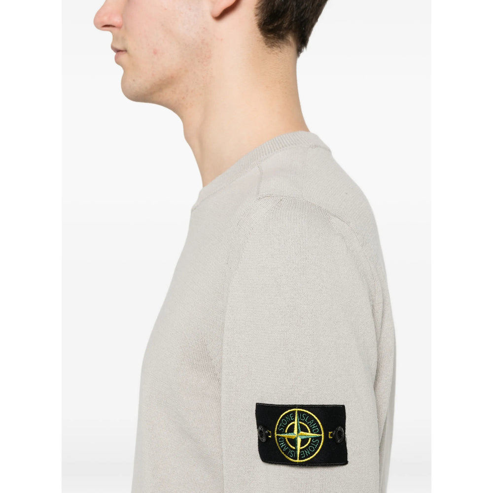 Stone Island Grey Sweaters & Knitwear - Jumpers Men STONE ISLAND