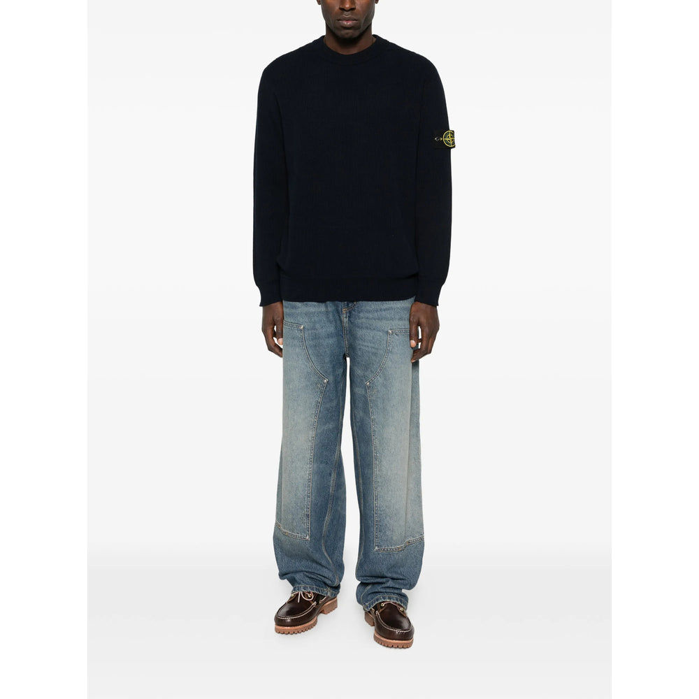 Stone Island Blue Sweaters & Knitwear - Jumpers Men STONE ISLAND