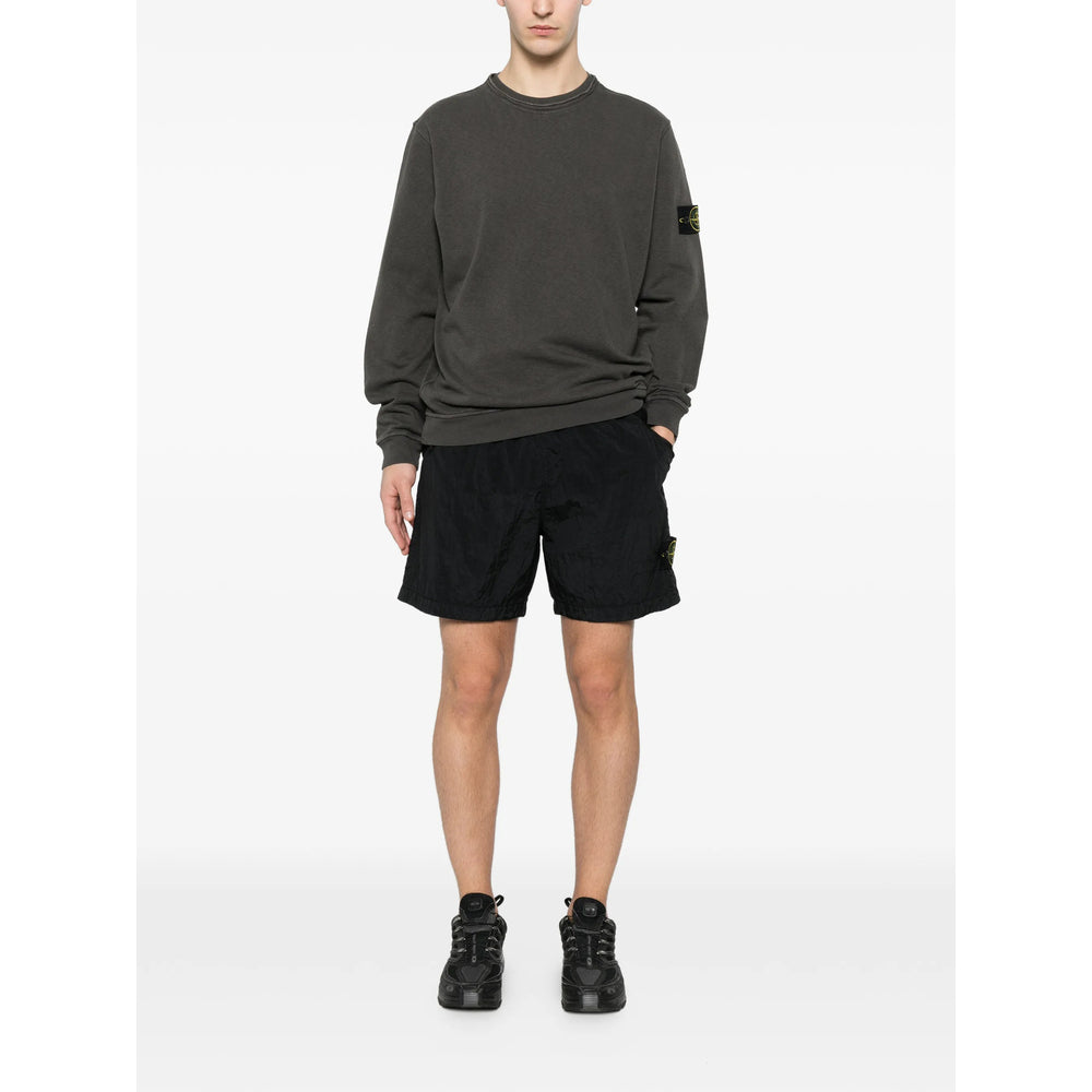 Stone Island Black Shorts - Cargo Shorts Men STONE ISLAND