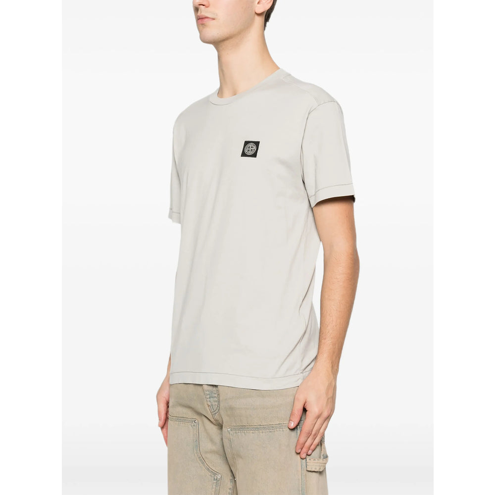 Stone Island Neutrals T-Shirts & Vests - T-Shirts Men STONE ISLAND