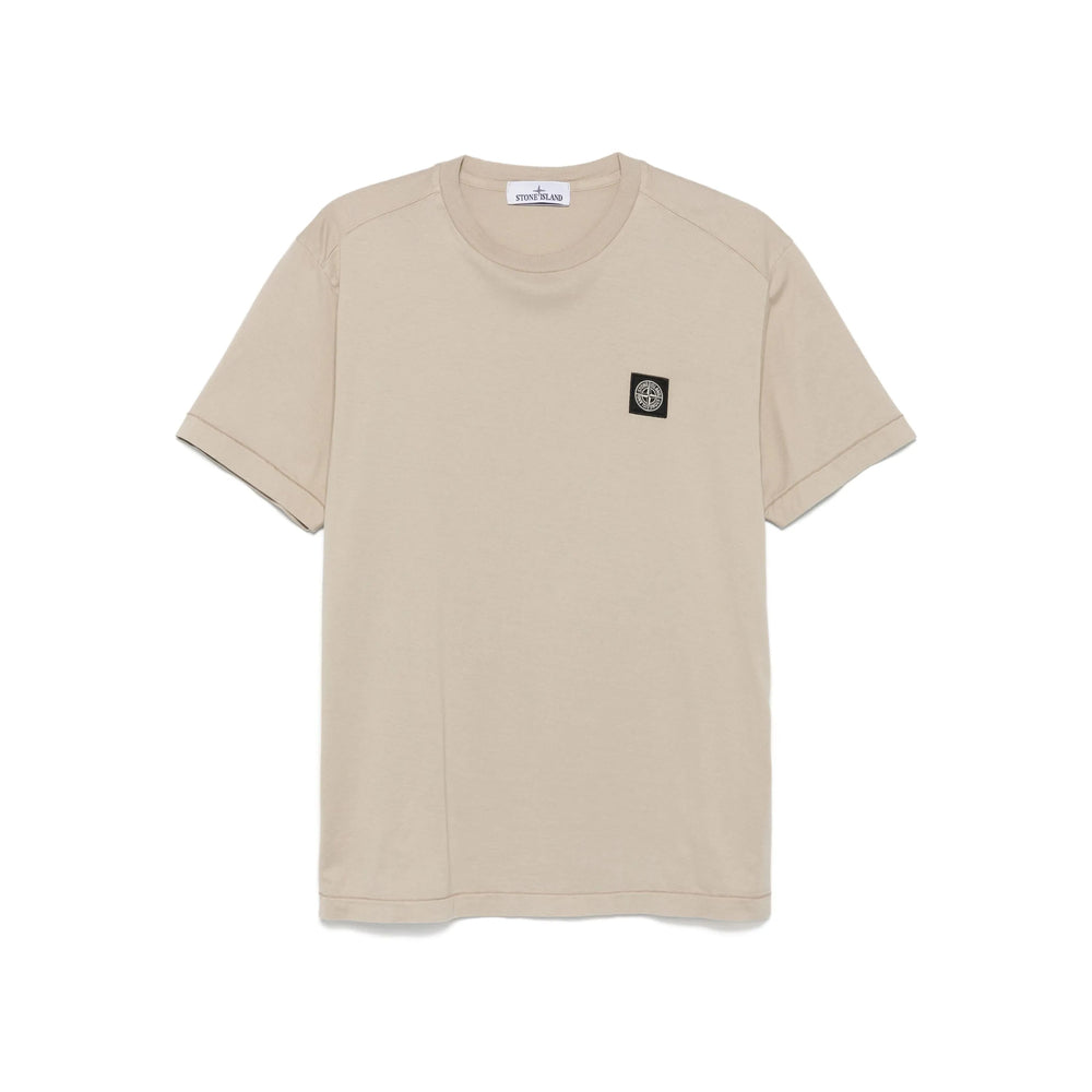 Stone Island Neutrals T-Shirts & Vests - T-Shirts Men STONE ISLAND