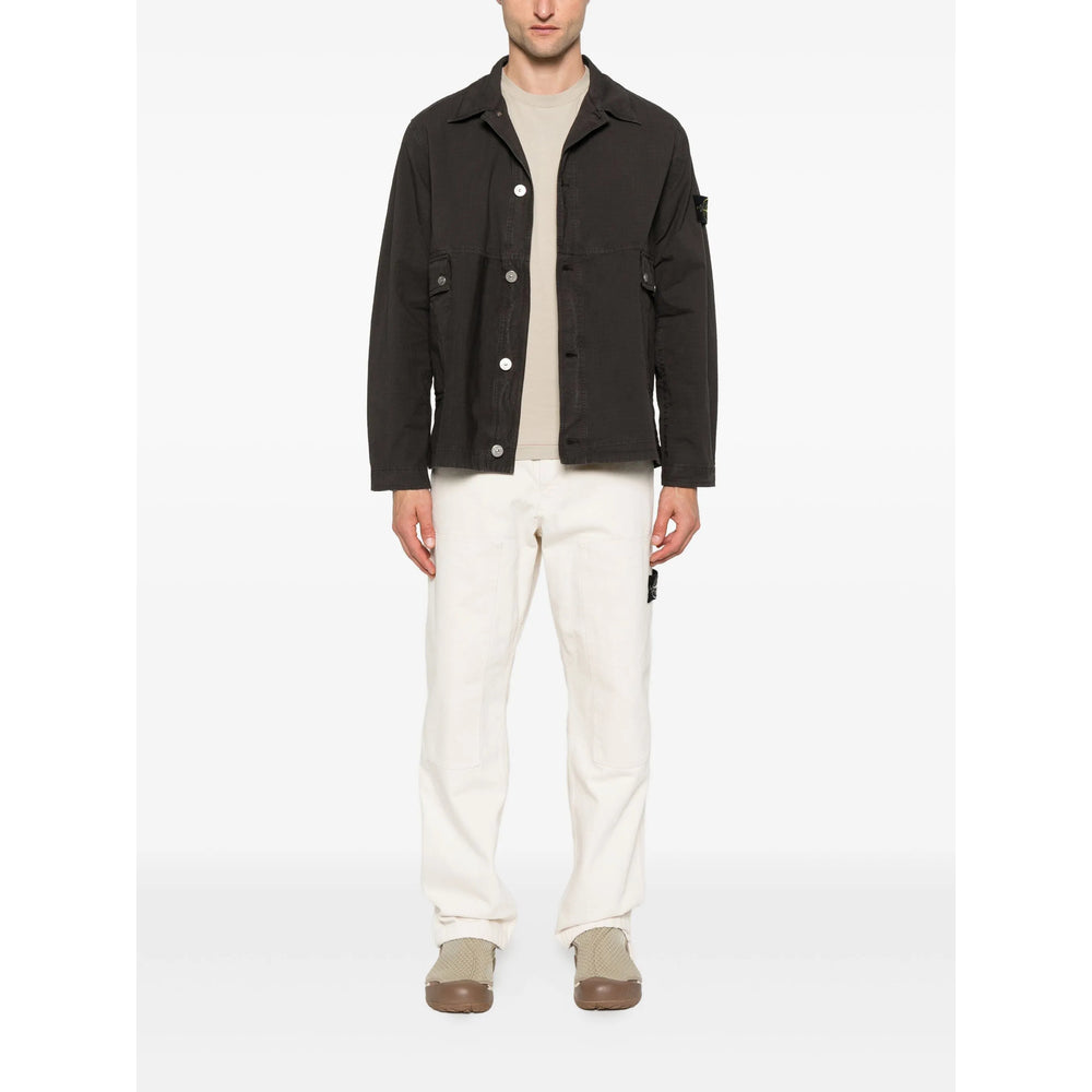 Stone Island Neutrals T-Shirts & Vests - T-Shirts Men STONE ISLAND