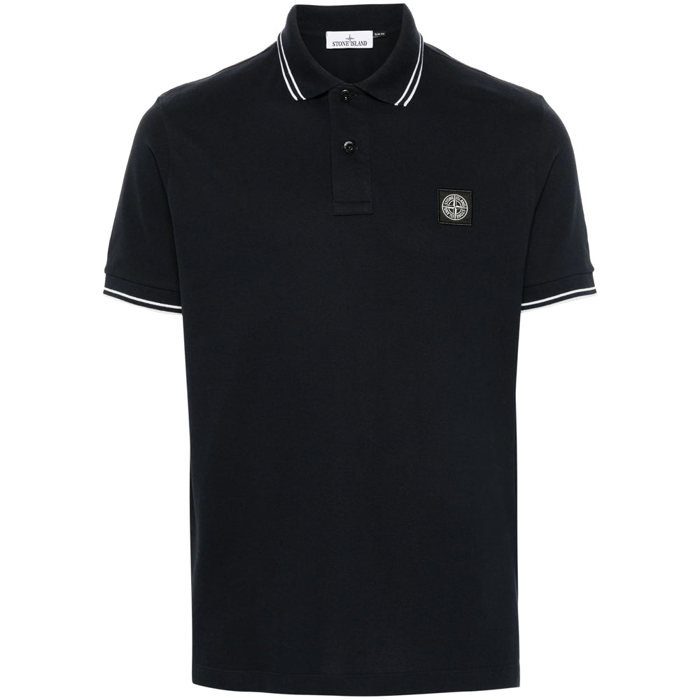 Stone Island Blue Polo Shirts Men STONE ISLAND