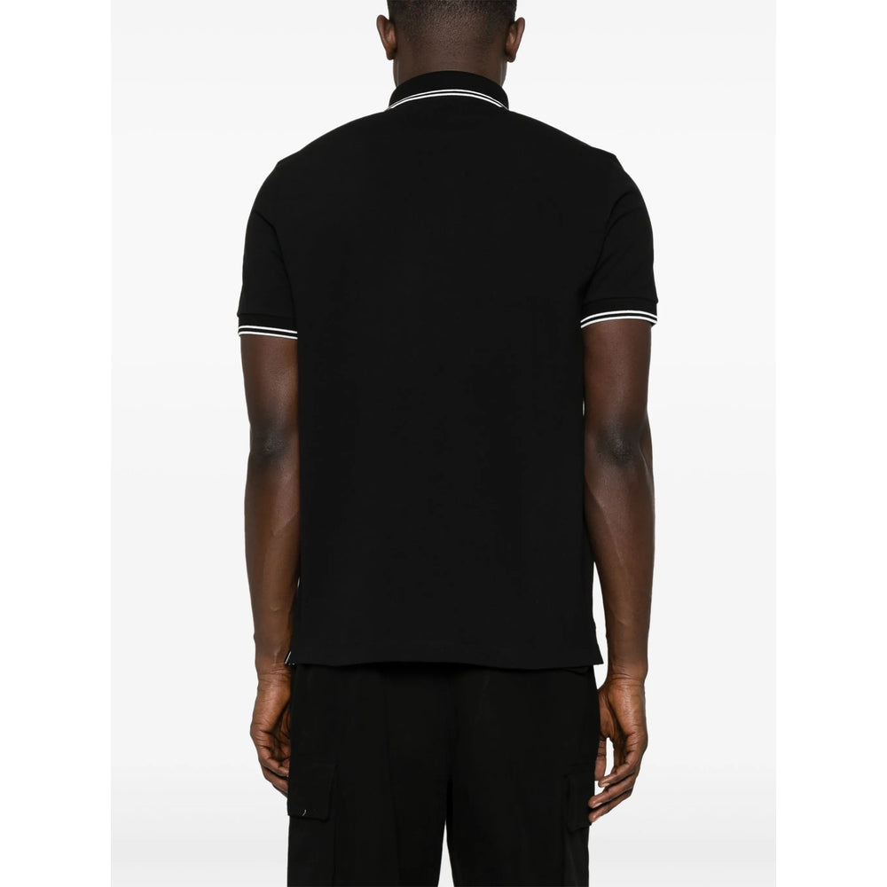 Stone Island Black Polo Shirts Men STONE ISLAND