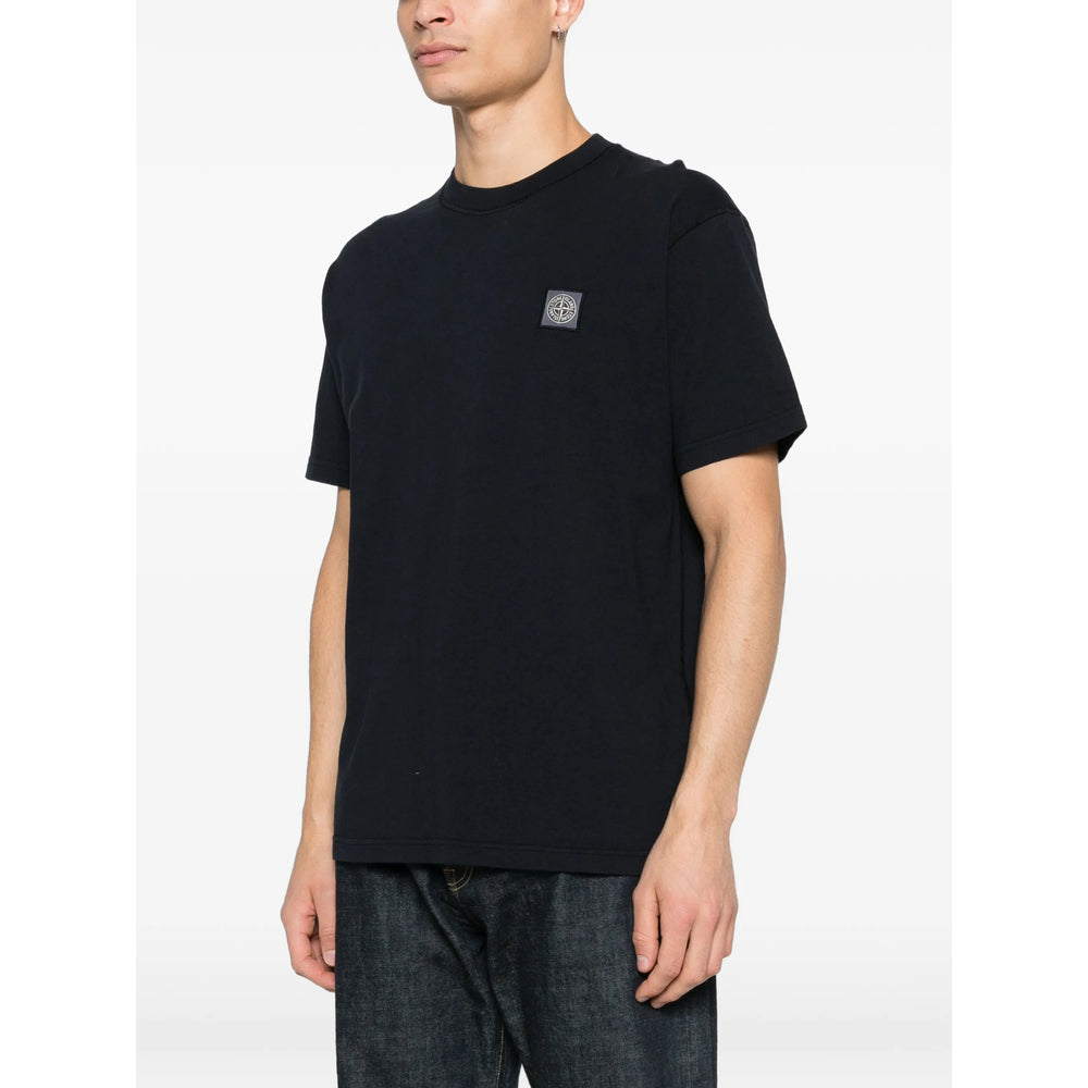 Stone Island Blue T-Shirts & Vests - T-Shirts Men STONE ISLAND