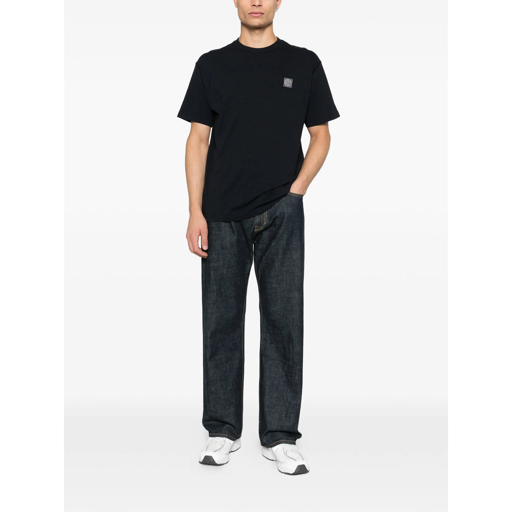 Stone Island Blue T-Shirts & Vests - T-Shirts Men STONE ISLAND
