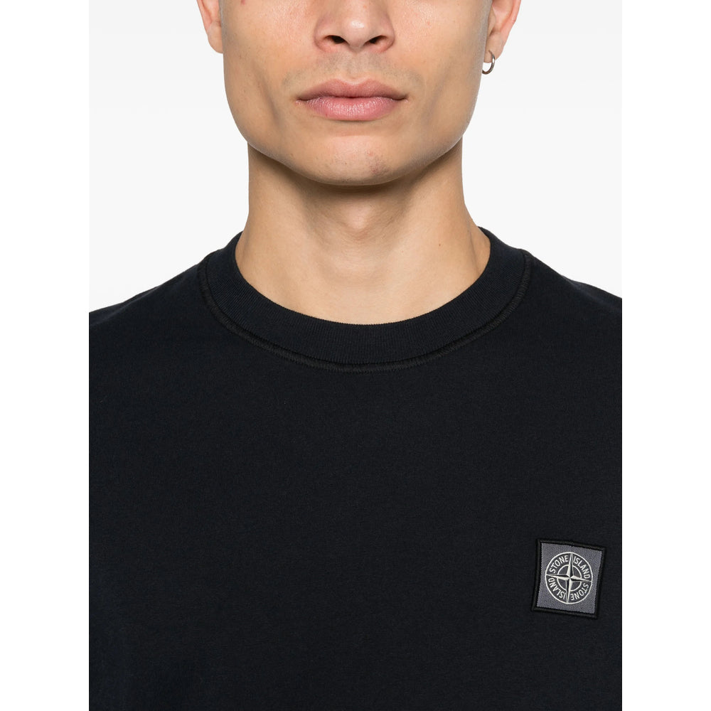 Stone Island Blue T-Shirts & Vests - T-Shirts Men STONE ISLAND