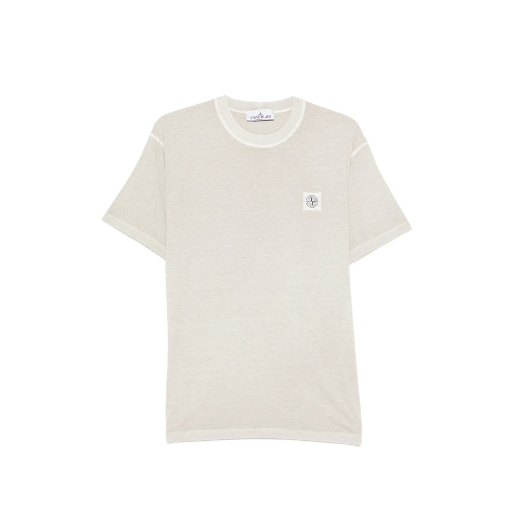 Stone Island Neutrals T-Shirts & Vests - T-Shirts Men STONE ISLAND