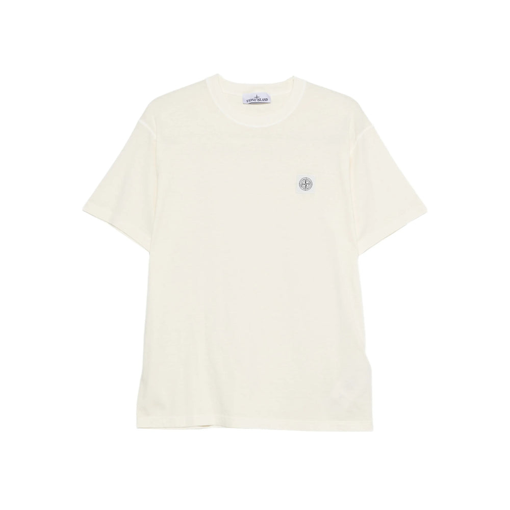 Stone Island Neutrals T-Shirts & Vests - T-Shirts Men STONE ISLAND
