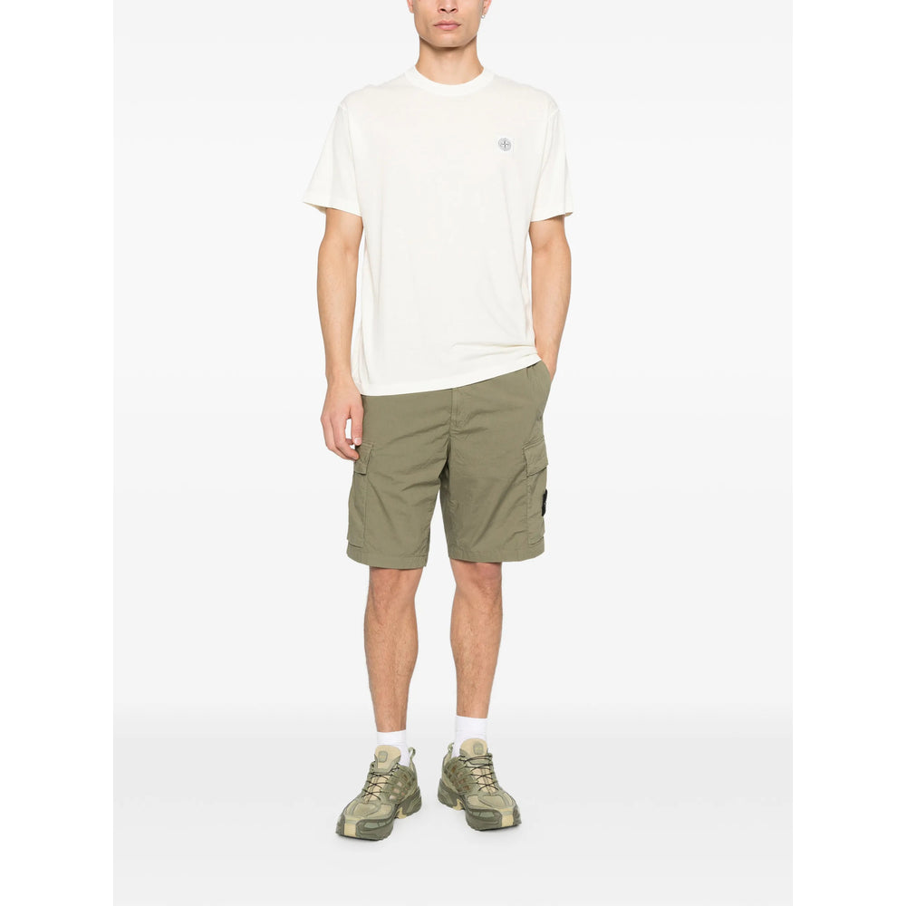 Stone Island Neutrals T-Shirts & Vests - T-Shirts Men STONE ISLAND