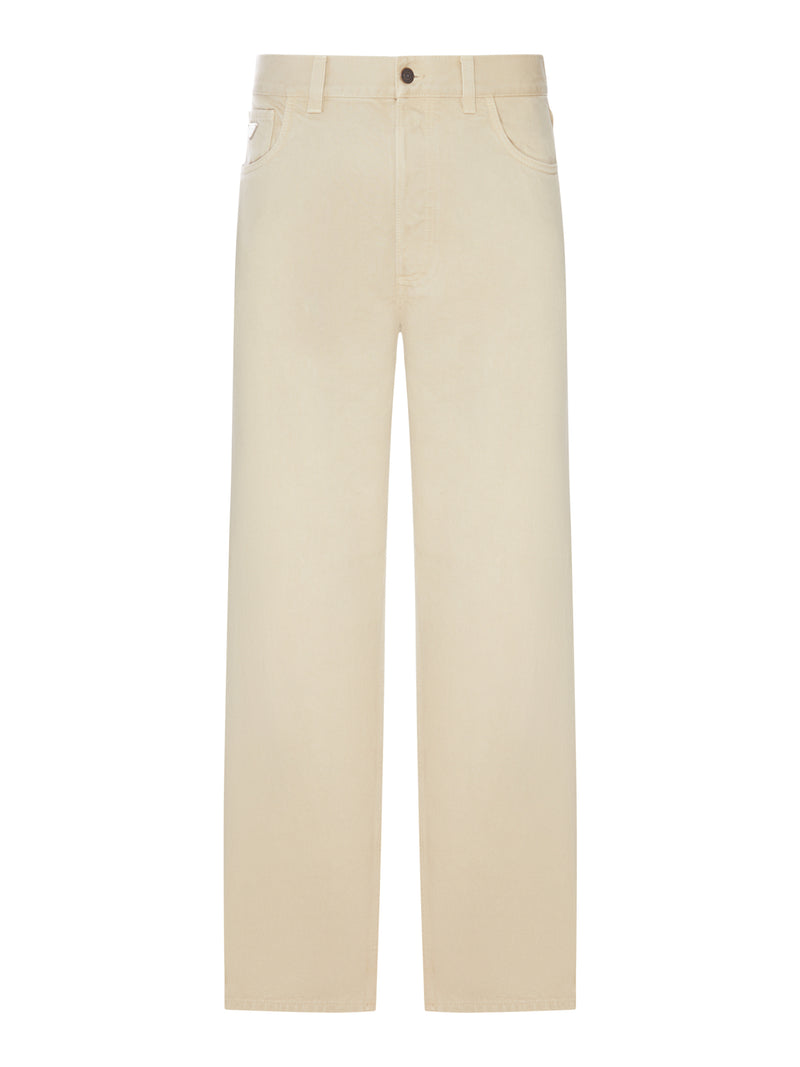 Prada Men Old Denim Five-Pocket Trousers PRADA