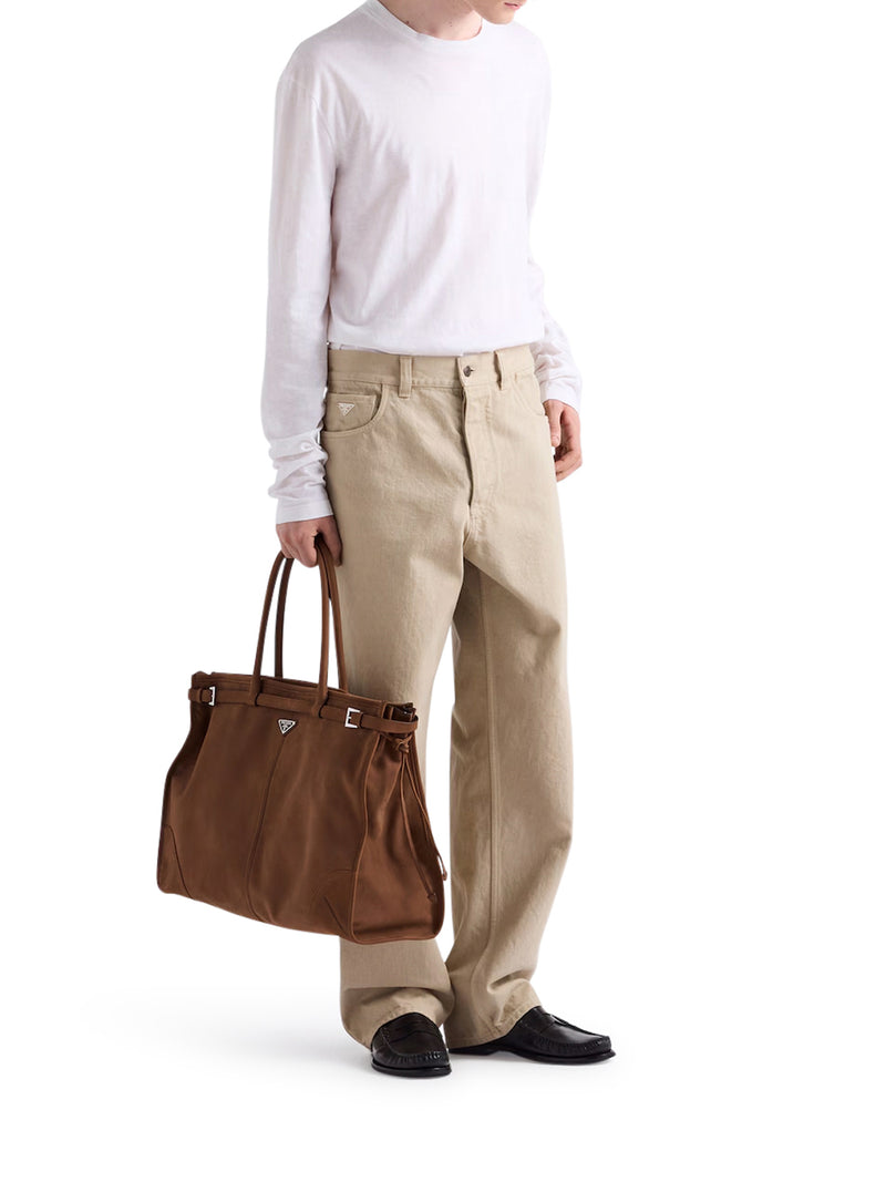 Prada Men Old Denim Five-Pocket Trousers PRADA