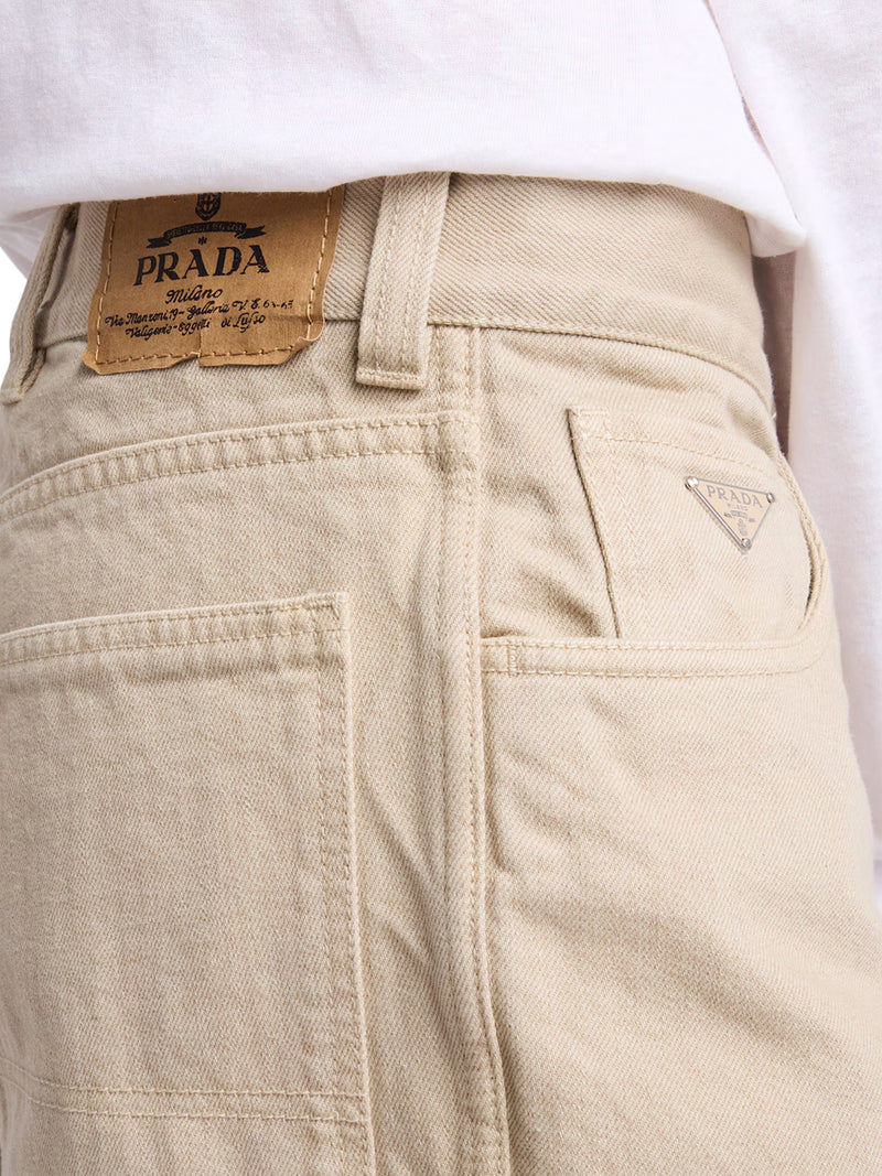 Prada Men Old Denim Five-Pocket Trousers PRADA