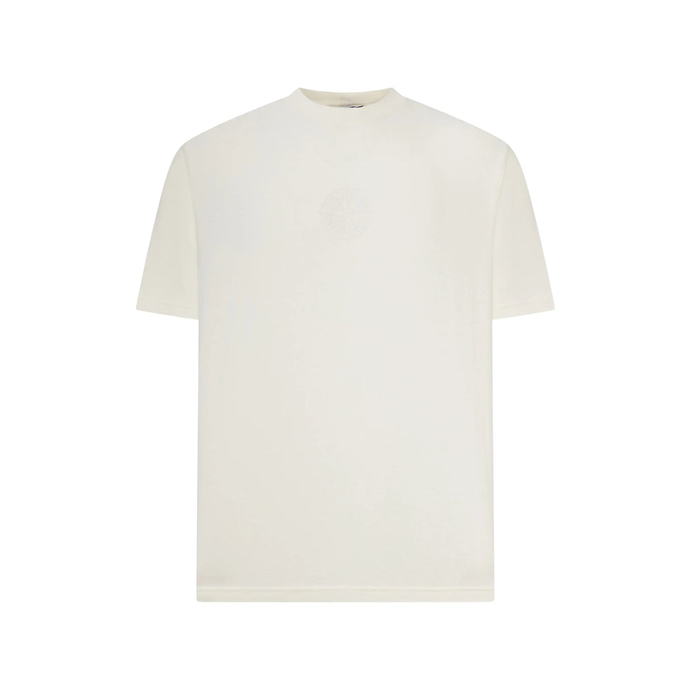 Stone Island White T-Shirts & Vests - T-Shirts Men STONE ISLAND