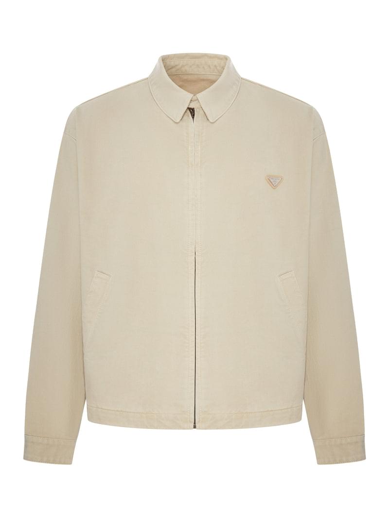 Prada Men Cotton Blouson With Logo PRADA