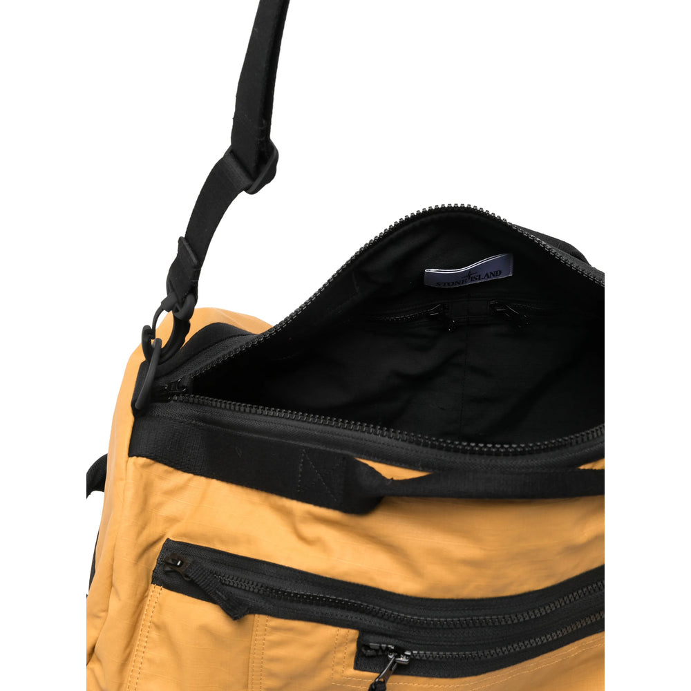 Stone Island Yellow Backpacks Men