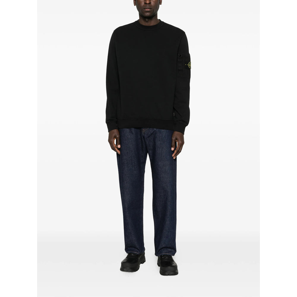 Stone Island Denim Blue Denim - Loose-Fit Jeans Men Stone Island Denim