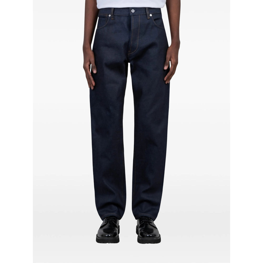 Stone Island Denim Blue Denim - Regular & Straight-Leg Jeans Men Stone Island Denim