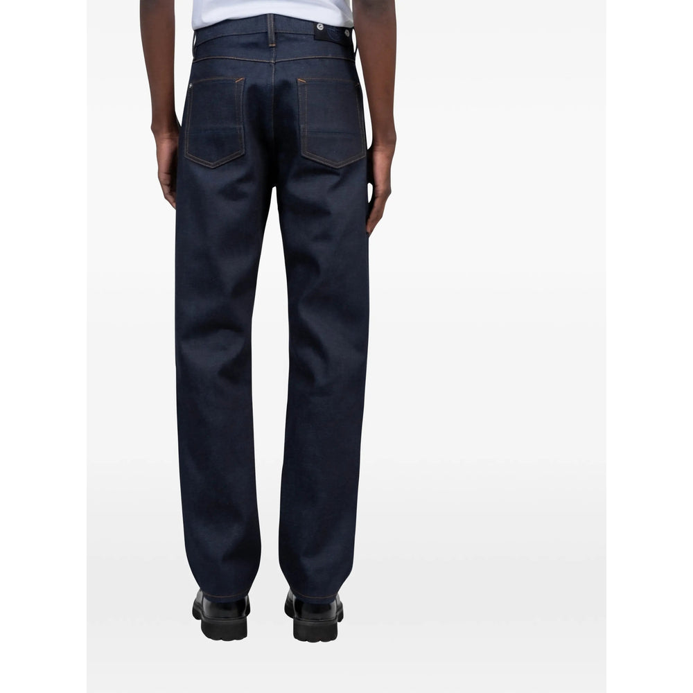 Stone Island Denim Blue Denim - Regular & Straight-Leg Jeans Men Stone Island Denim
