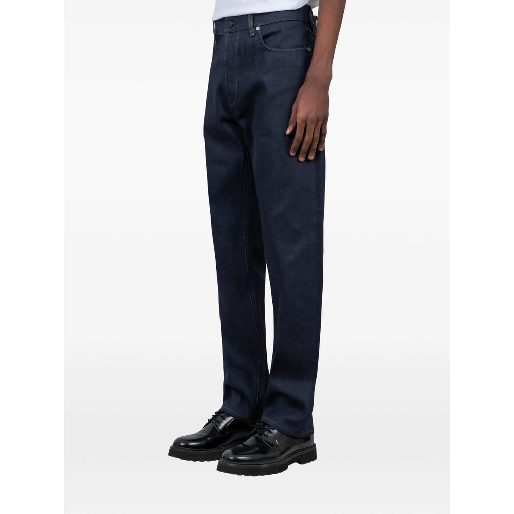 Stone Island Denim Blue Denim - Regular & Straight-Leg Jeans Men Stone Island Denim