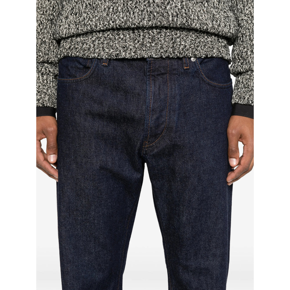 Stone Island Denim Blue Denim - Regular & Straight-Leg Jeans Men Stone Island Denim