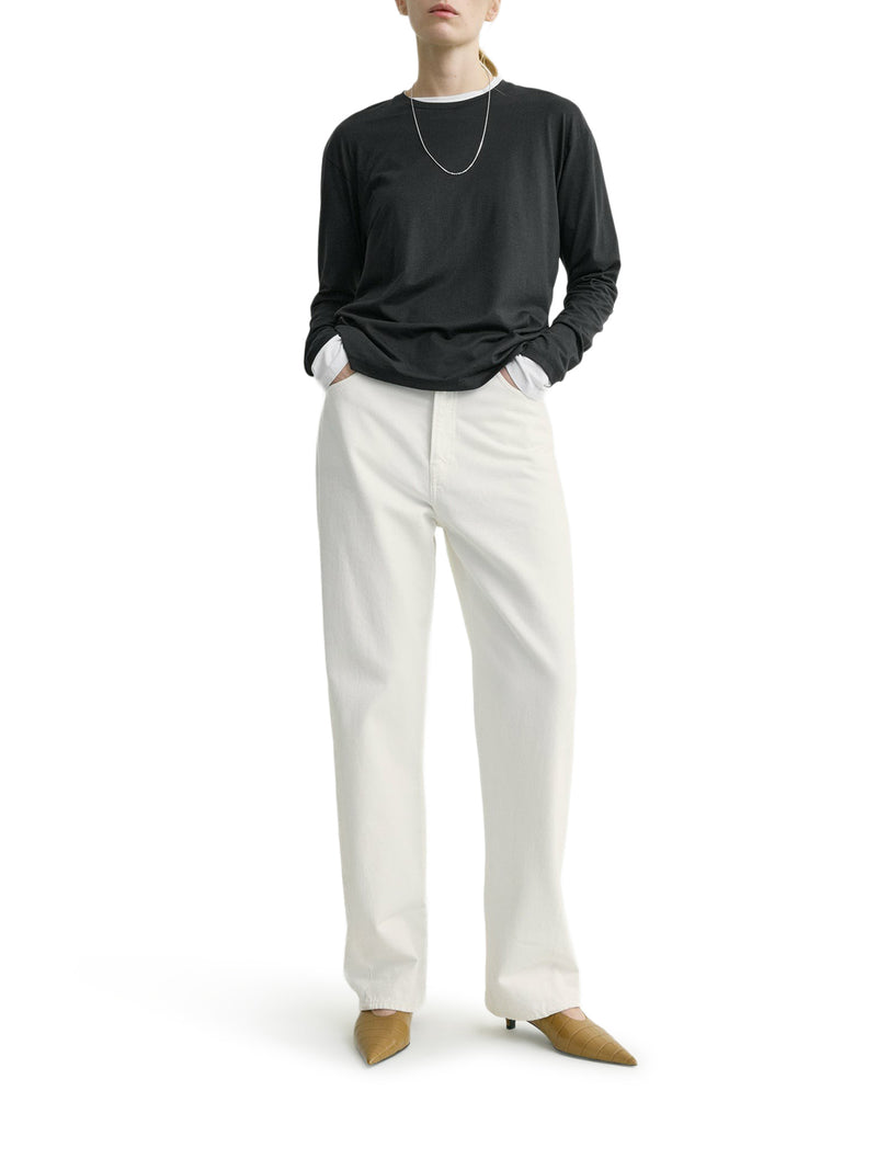 Toteme Women Long-Sleeved Cotton T-Shirt TOTEME