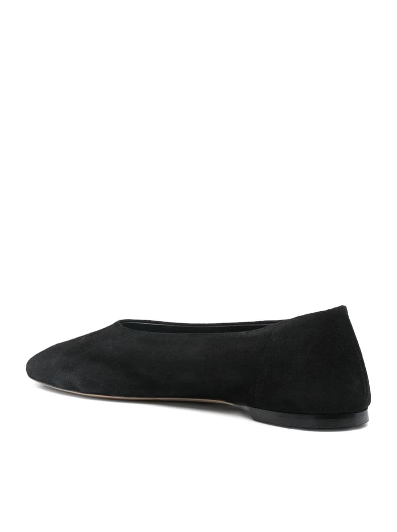 Toteme Women Toteme Women Black Suede Ballerinas TOTEME