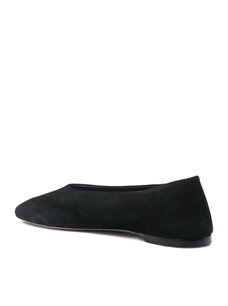Toteme Women Black Suede Ballerinas TOTEME