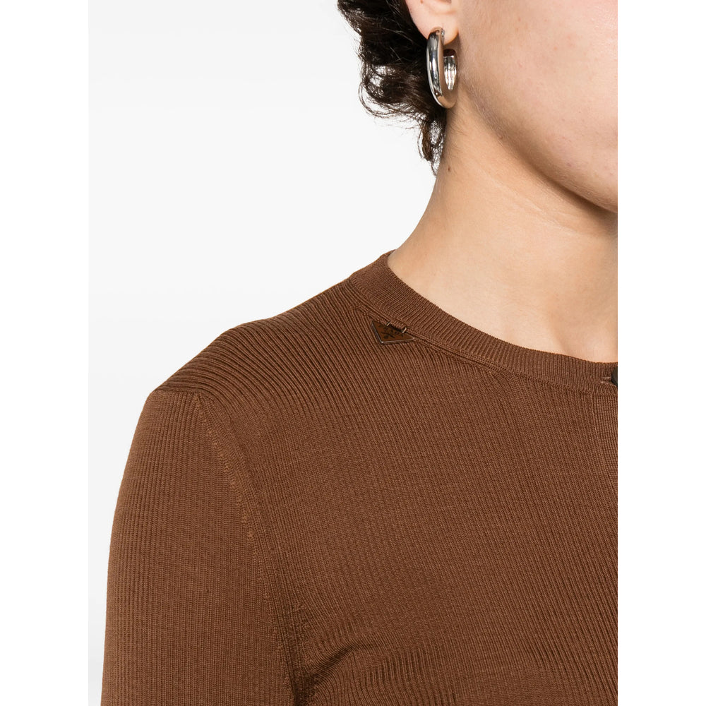 Prada Brown Knitwear - Cardigans Women PRADA