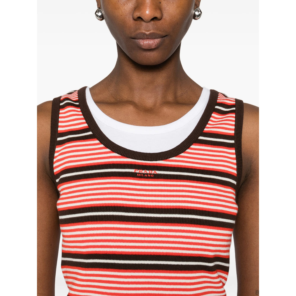 Prada Red Tops - Vests & Tank Tops Women PRADA