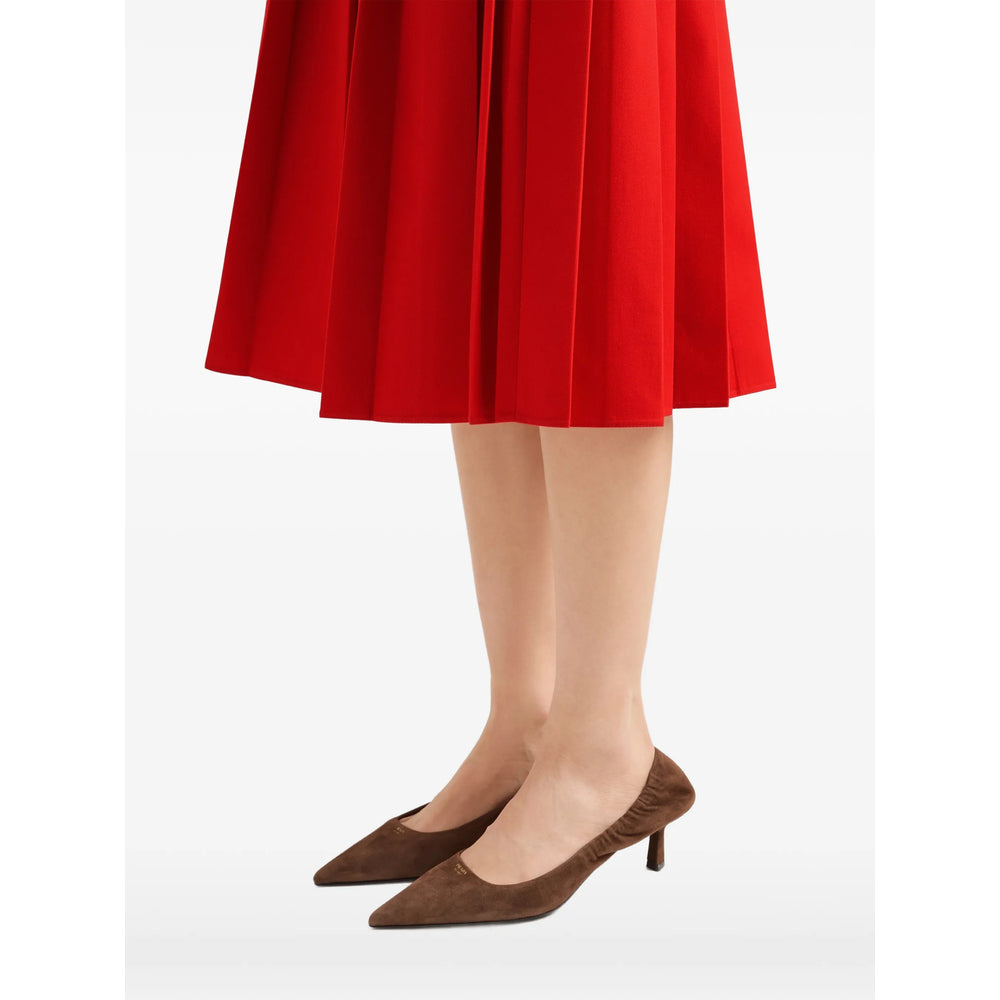 Prada Red Skirts - Pleated Skirts Women PRADA