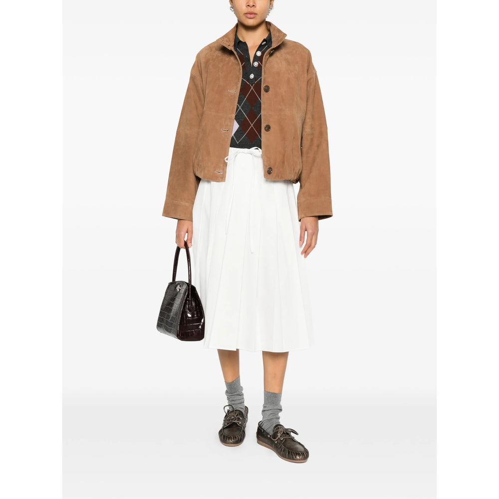 Prada White Skirts - Pleated Skirts Women PRADA
