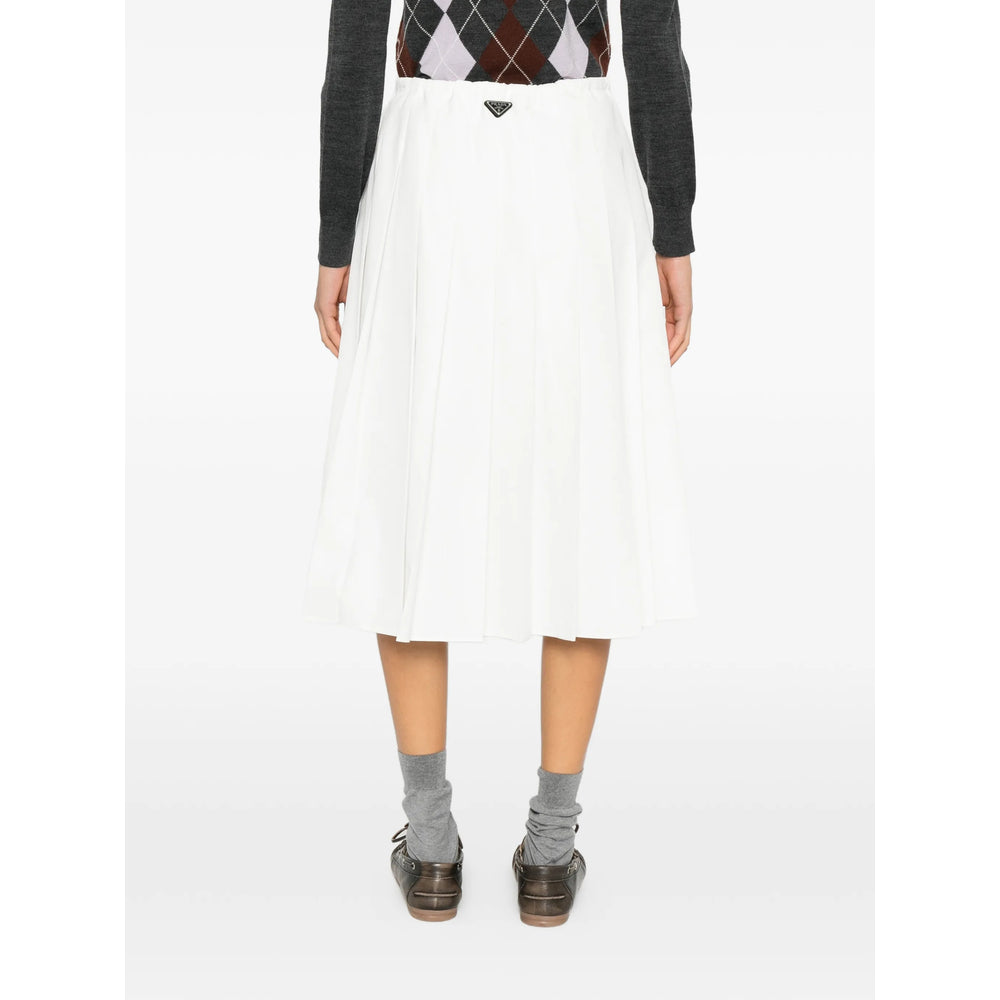 Prada White Skirts - Pleated Skirts Women PRADA