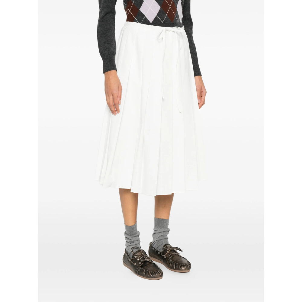 Prada White Skirts - Pleated Skirts Women PRADA