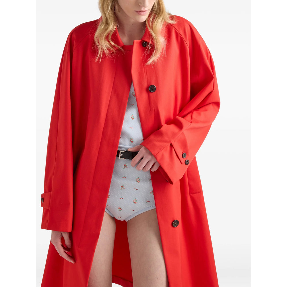 Prada Red Coats - Trench & Raincoats Women PRADA