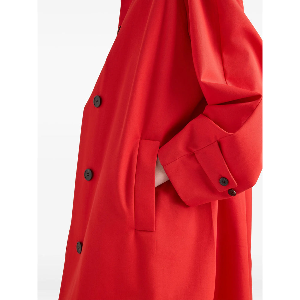 Prada Red Coats - Trench & Raincoats Women PRADA