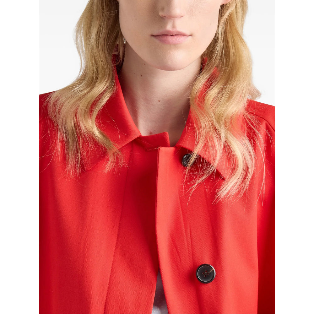 Prada Red Coats - Trench & Raincoats Women PRADA