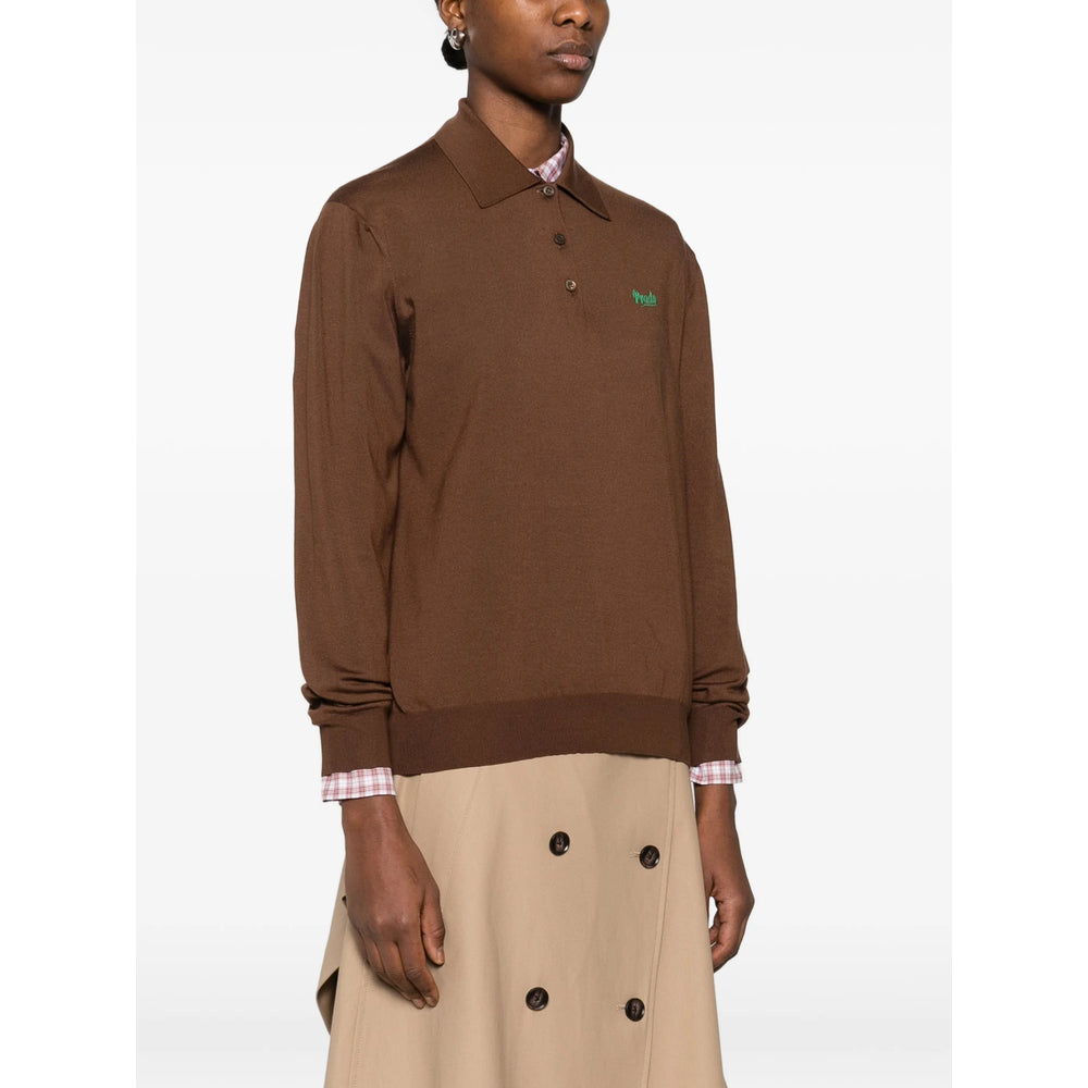 Prada Brown Tops - Polo Tops Women PRADA