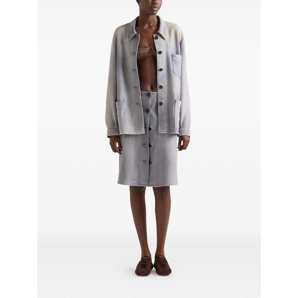 Prada Blue Skirts - Straight Skirts Women PRADA