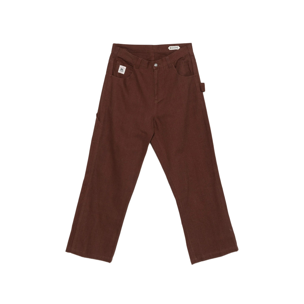 Bode Brown Trousers - Regular & Straight-Leg Trousers Men BODE