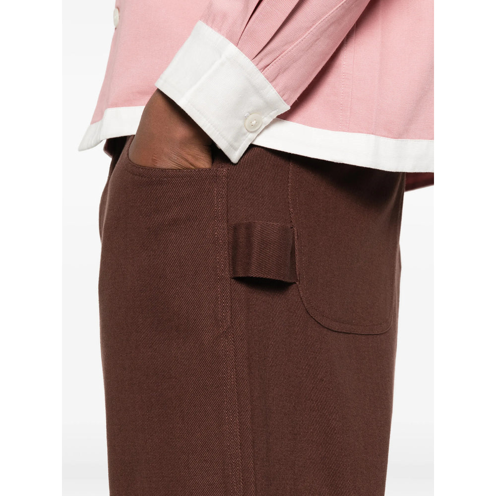 Bode Brown Trousers - Regular & Straight-Leg Trousers Men BODE