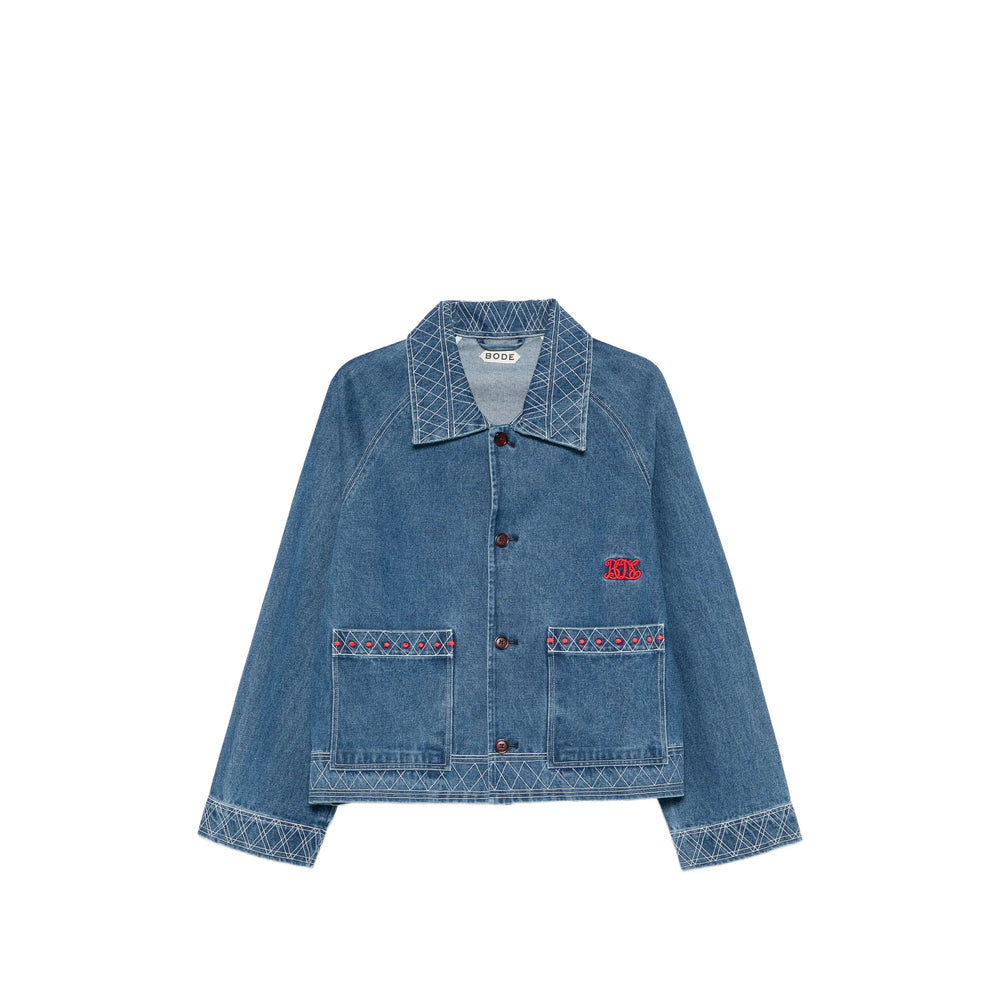 Bode Blue Jackets - Denim Jackets Men BODE