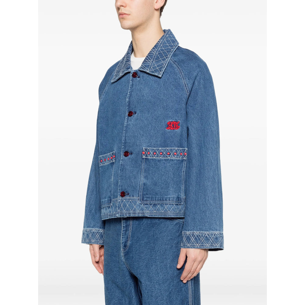 Bode Blue Jackets - Denim Jackets Men BODE