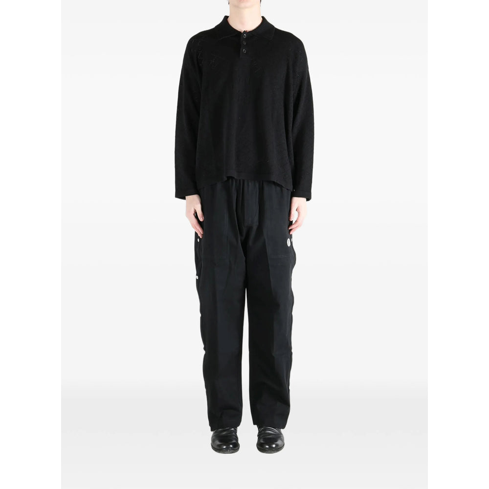 Bode Black Polo Shirts Men BODE